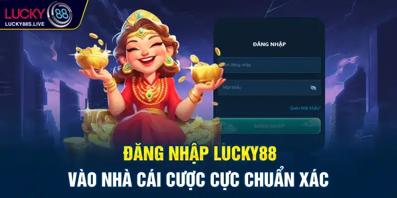 Đăng nhập Lucky88 vào nhà cái cược cực chuẩn xác